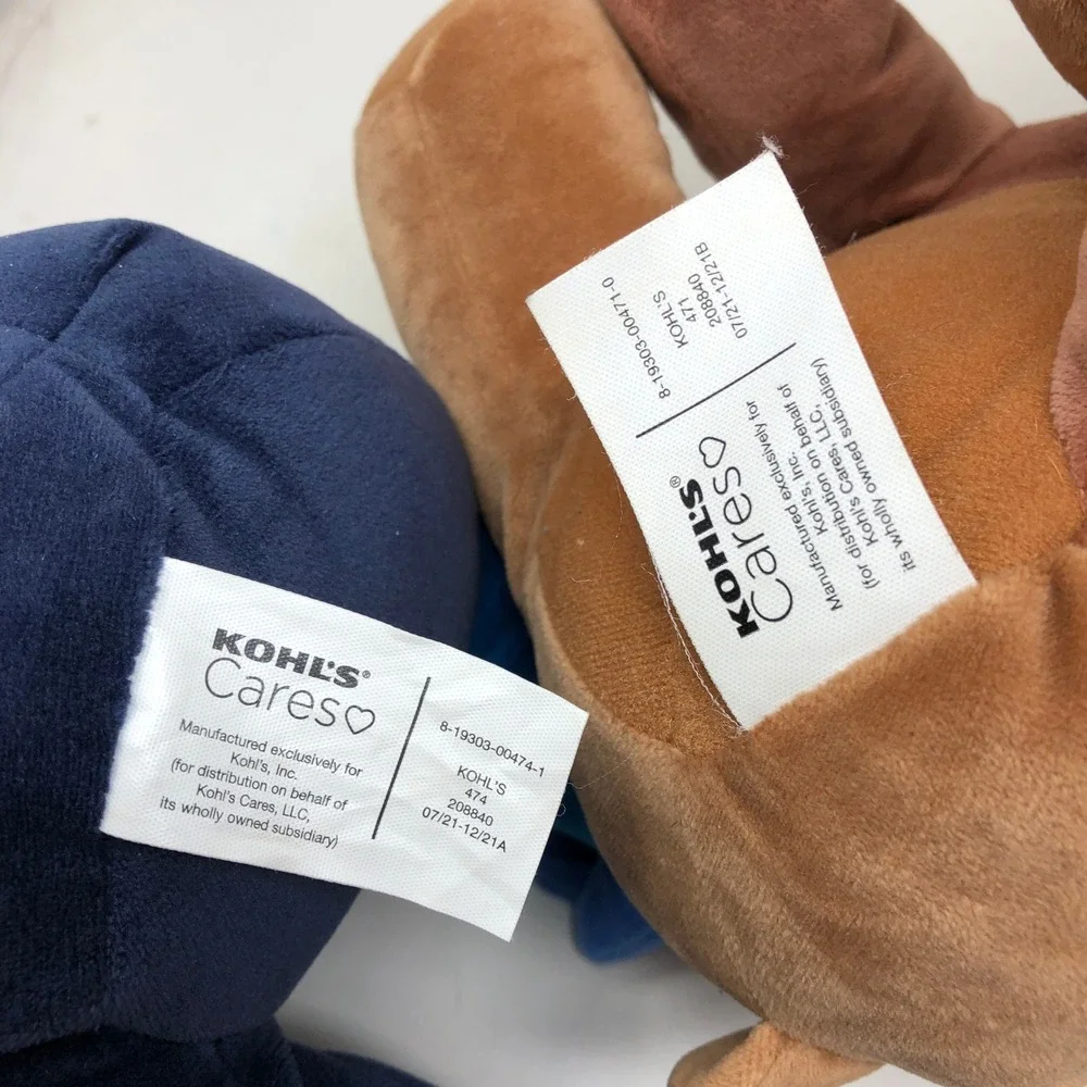 Kohl's Cares Eric Carle Plush Lot 3 Brown Bear Gorilla Caterpillar Bundle